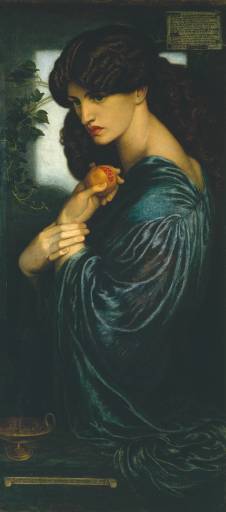 Jane Morris in Dante Gabriel Rossetti's 'Proserpine'