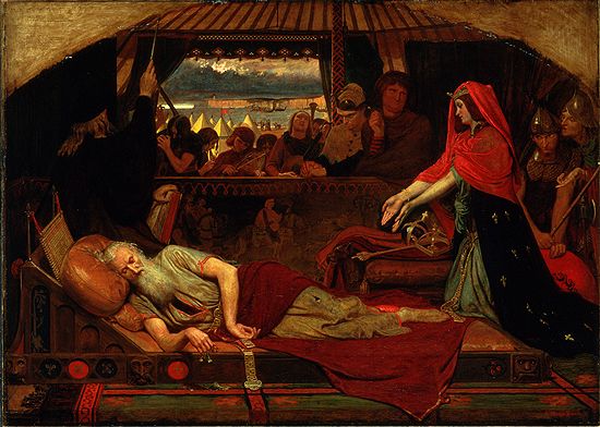 Ford Madox Brown: Cordelia at the Bedside of Lear