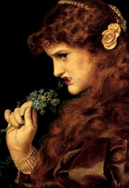 This is me contemplating that negative email. Actually, this is Love's Shadow by Frederick Sandys. She feels me, though.