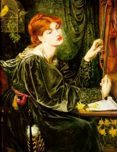 Alexa Wilding in 'Veronica Veronese', Dante Gabriel Rossetti
