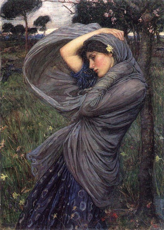 'Boreas', John William Waterhouse