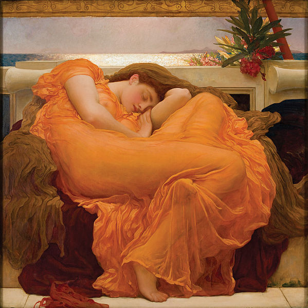 Frederick, Lord Leighton's 'Flaming June'