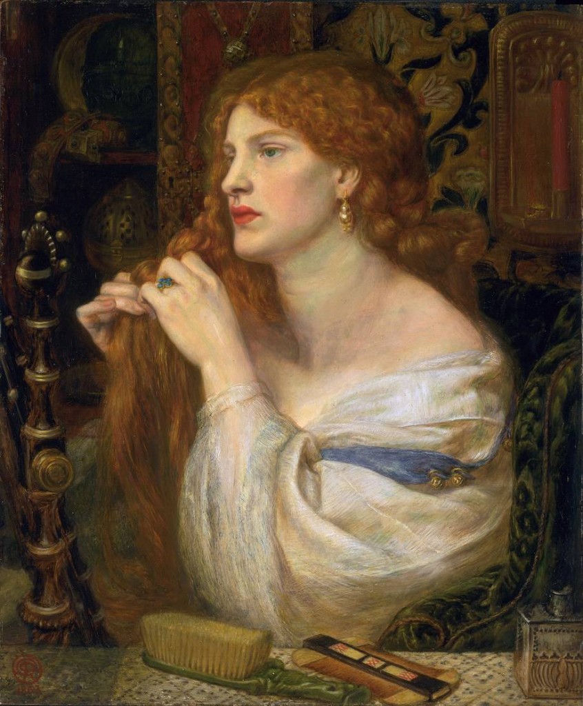 Fazio's Mistress, Dante Gabriel Rossetti. Model: Fanny Cornforth