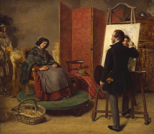 'The Sleeping Model', William Powell Frith