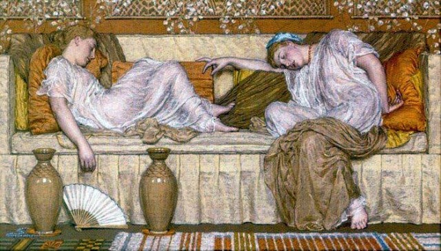 'A Sofa', Albert Joseph Moore