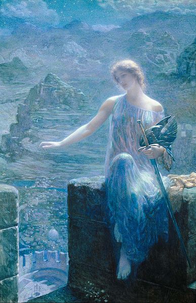 'The Valkyrie's Vigil', Edward Robert Hughes