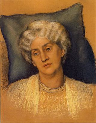 Jane Morris painted by Evelyn De Morgan in 1904