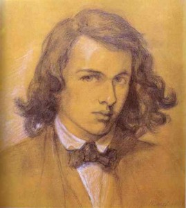 Self portrait of Dante Gabriel Rossetti at age eighteen.