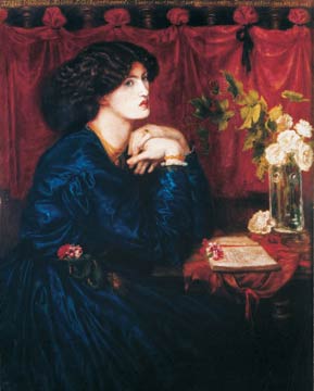 Jane Morris in 'The Blue Silk Dress', Dante Gabriel Rossetti