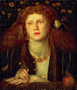 'Bocca Baciata', Dante Gabriel Rossetti. Model: Fanny Cornforth