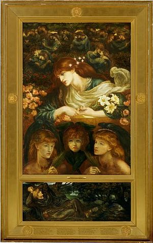 'The Blessed Damozel', Dante Gabriel Rossetti. Based on his poem by the same name.