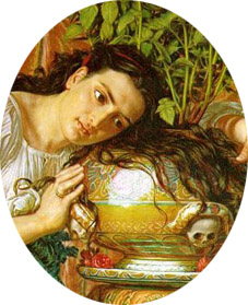 Pre Raphaelite Influenced Art: Frederick Sandys - Proud Maisie