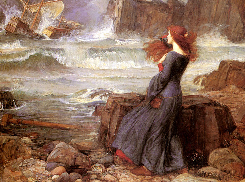 'Miranda - The Tempest', John William Waterhouse