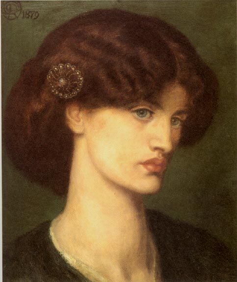 'Beatrice', Dante Gabriel Rossetti. Model: Jane Morris