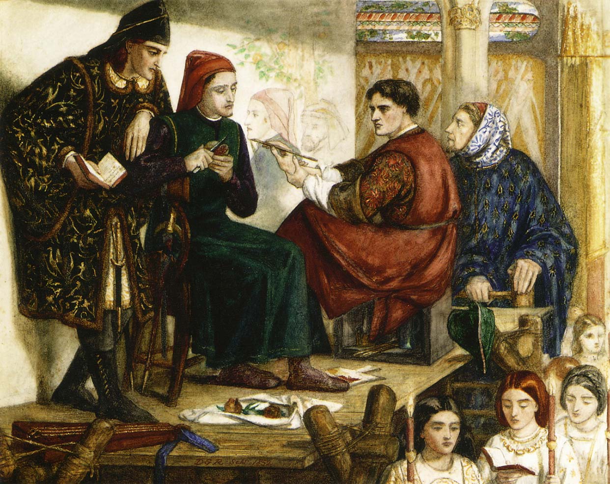 Dante Alighieri & Beatrice from Dante's Inferno