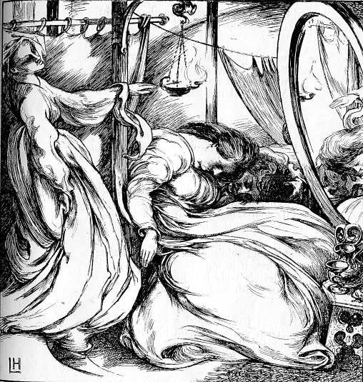 Goblin Market illustration by Lawrence Housman