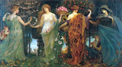 'The Masque of the Four Seasons', Walter Crane