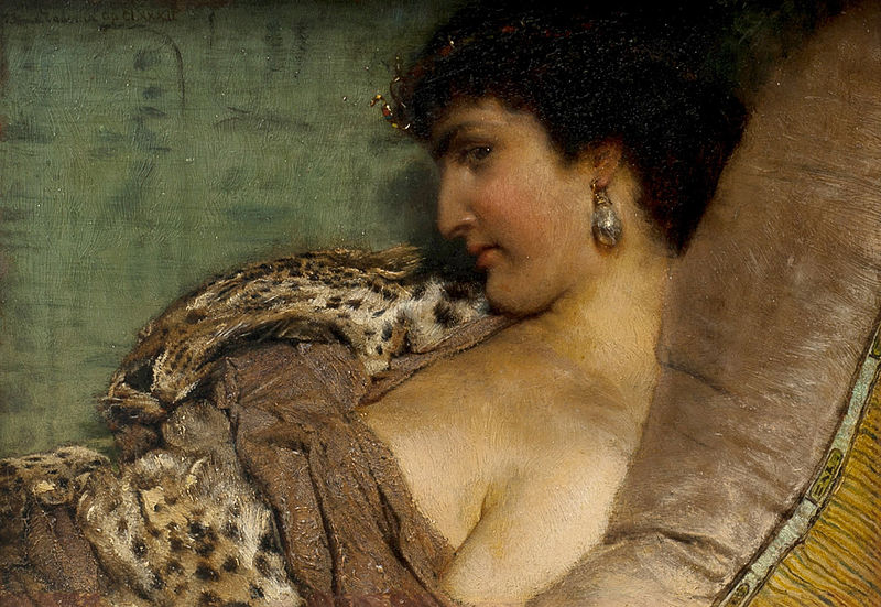 'Cleopatra', Sir Lawrence Alma-Tadema (1877)