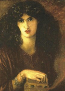 'Pandora' (detail), Dante Gabriel Rossetti