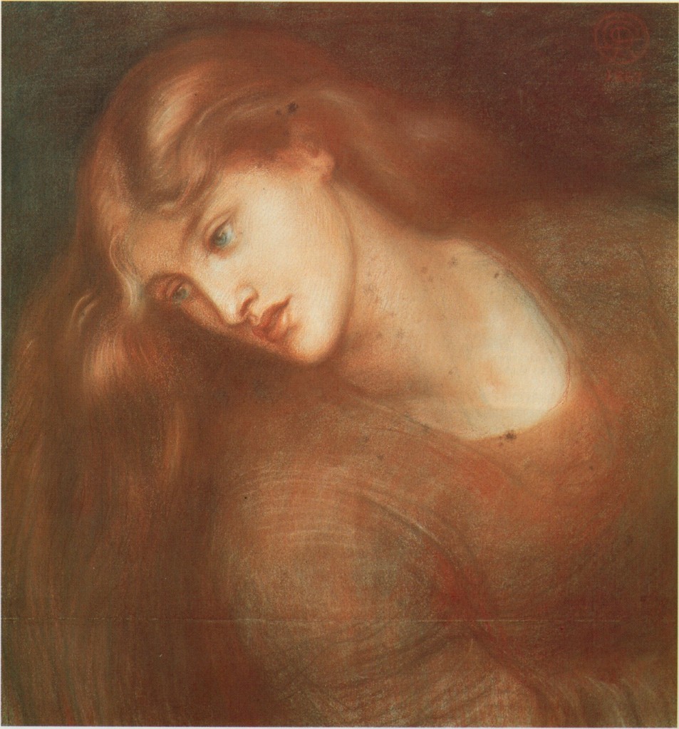 Study for 'Aspecta Medusa', Dante Gabriel Rossetti, model Alexa Wilding