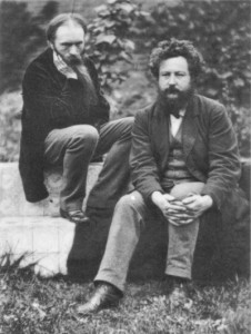 Burne-Jones and William Morris (photograph by Frederick Hollyer)