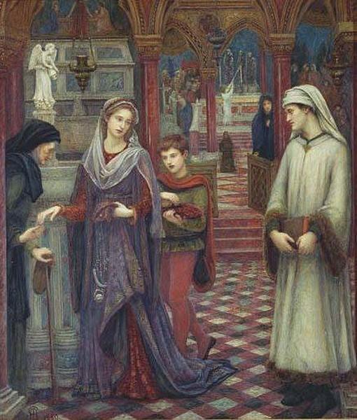 'Dante and Beatrice', Marie Spartali Stillman