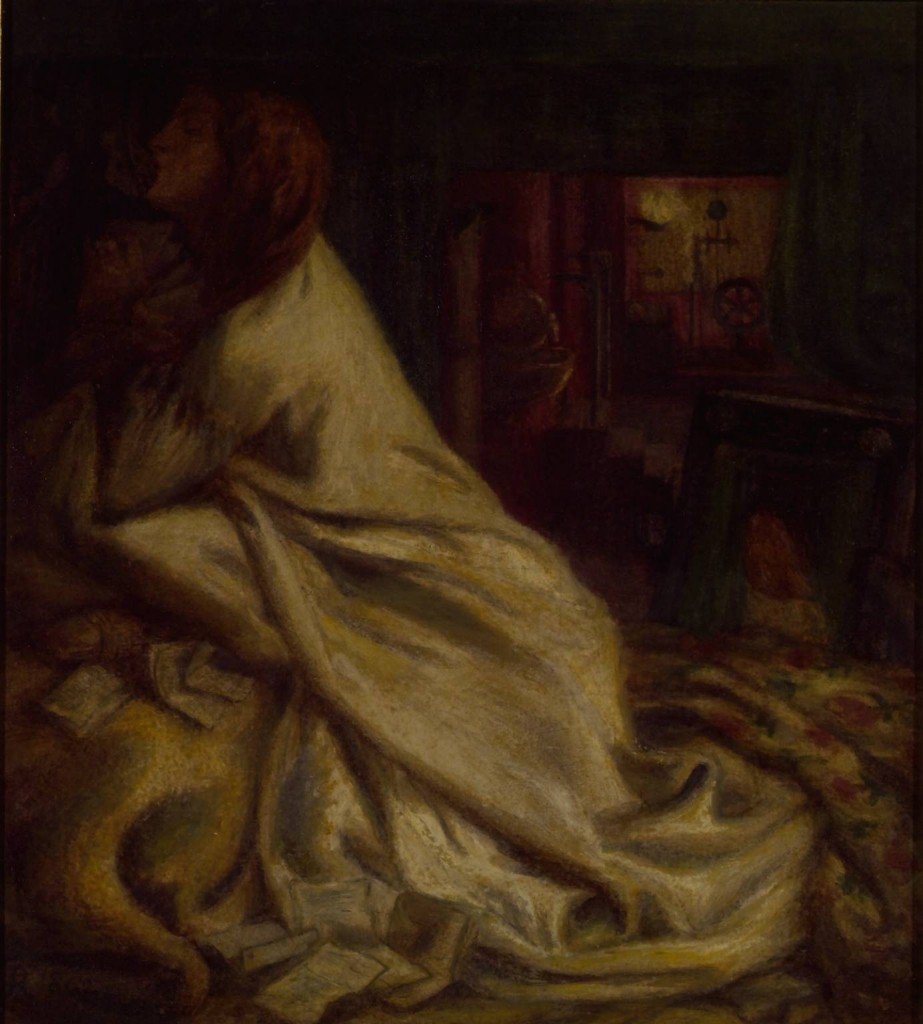 The Heart of the Night (Mariana in the Moated Grange) 1862 Dante Gabriel Rossetti 