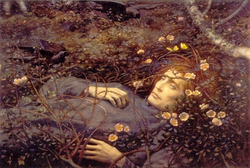 'Oh, what's that in the hollow?', Edward Robert Hughes