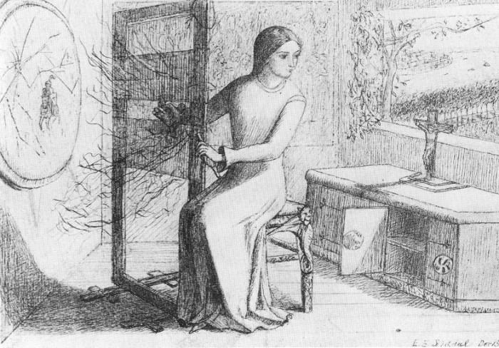 'The Lady of Shalott', Elizabeth Siddal