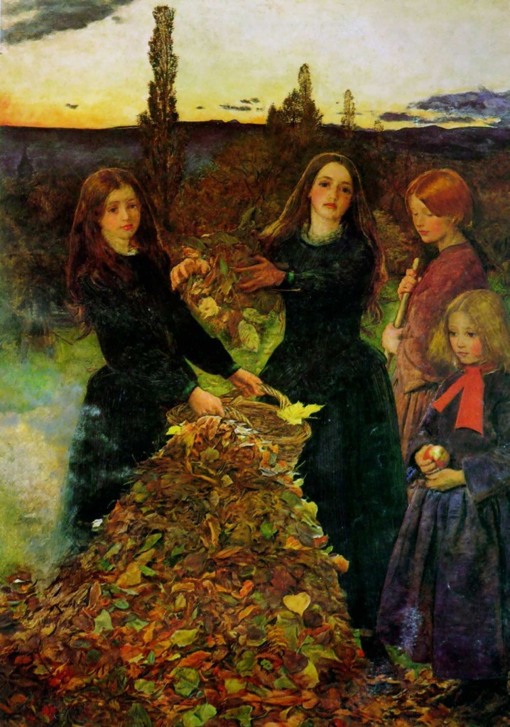 Autumn Leaves, Sir John Everett Millais, circa 1856