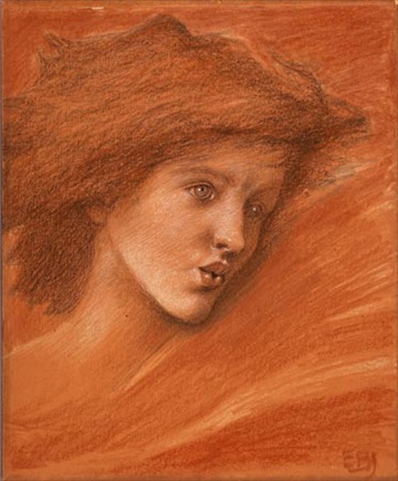 Study for 'Sponsa de Libano', Sir Edward Burne-Jones