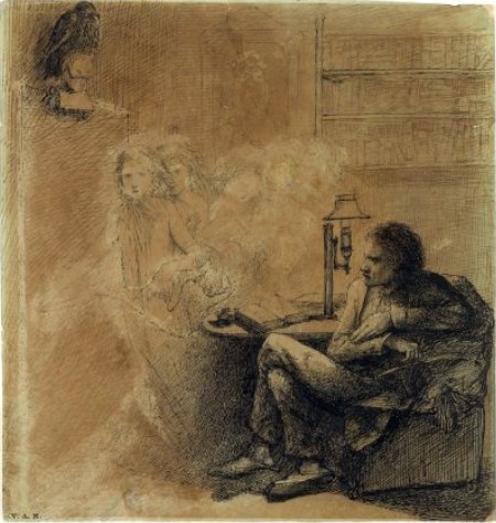 'The Raven', Dante Gabriel Rossetti