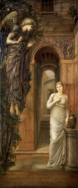 'The Annunciation', Sir Edward Burne-Jones, 1876-79