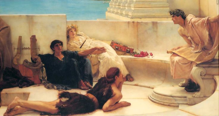 'A Reading from Homer', Sir Lawrence Alma-Tadema