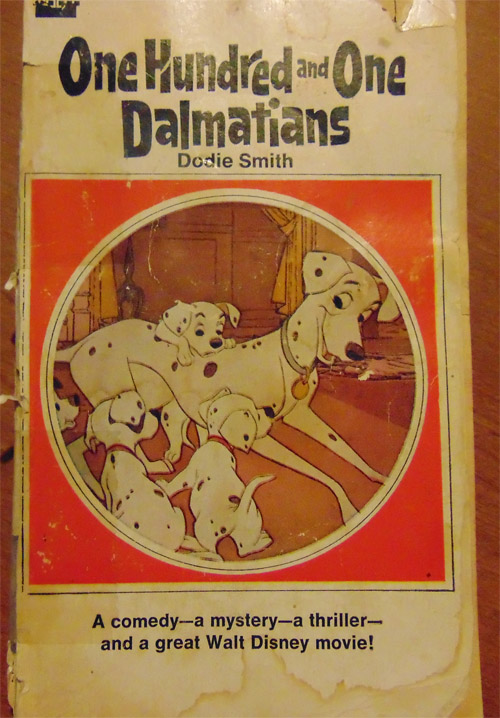 My copy of One Hundred and One Dalmatians is rather the worse for wear. 