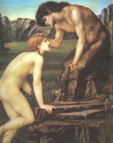 Pan and Psyche, Sir Edward Burne-Jones