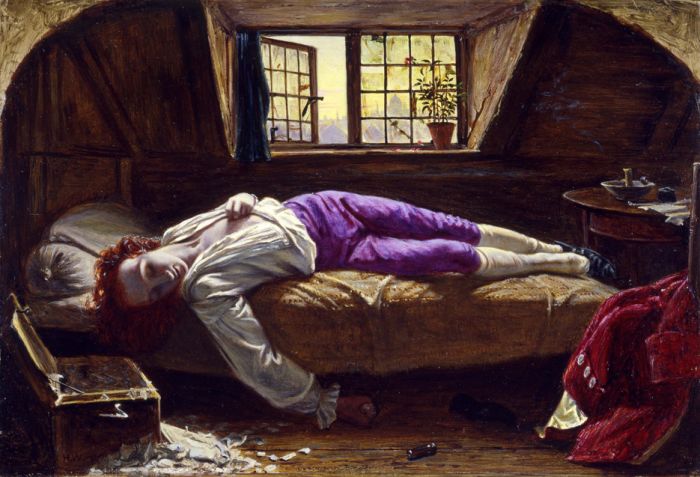 'The Death of Chatterton', Henry Wallis