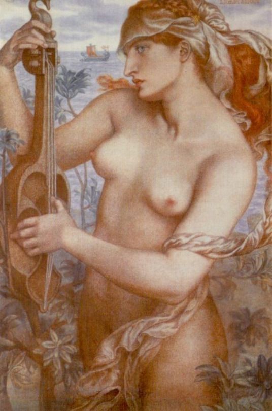 'Ligeia Siren', Dante Gabriel Rossetti