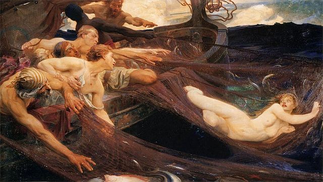 'The Sea-Maiden', Herbert James Draper