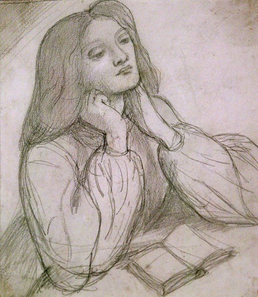 Elizabeth Siddal, drawn by Dante Gabriel Rossetti