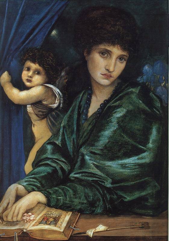 Maria Zambaco, Cupid and Psyche, Dante Gabriel Rossetti
