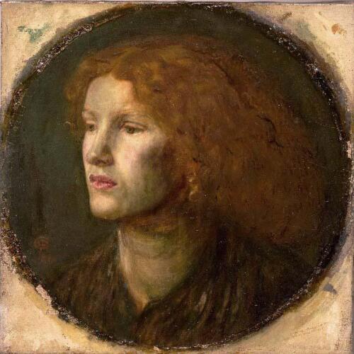 Portrait of Fanny Cornforth, circa 1860, by Dante Gabriel Rossetti
