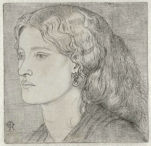1859 drawing of Fanny by Dante Gabriel Rossetti